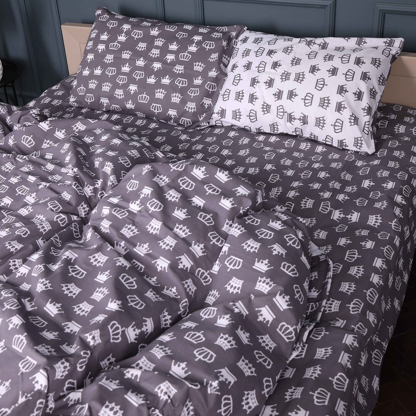 Комплект постельного белья детский MirSon 110x140 см Kids Time 17-0675 Queen of Now Бязь (2200010187786)