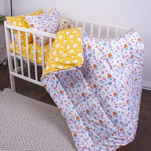 Фото - Комплект постільної білизни MirSon Бязь 18-0002 Sweet Home 175х210 (2200010260168)