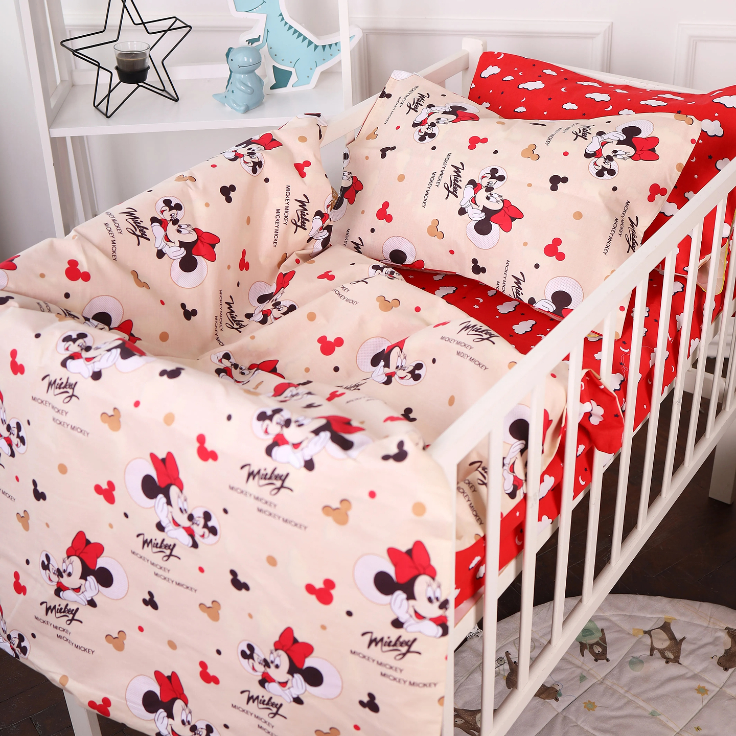 Комплект постельного белья MirSon Бязь 20-0027 Mine mouse 175х210 (2200010266023)