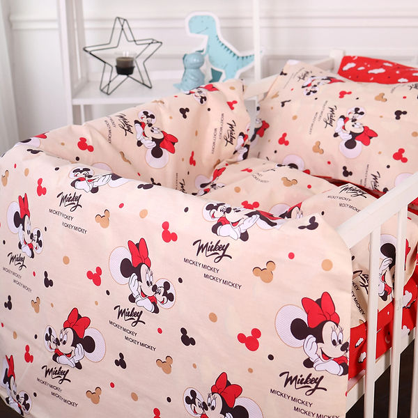 Фото - Комплект постільної білизни MirSon Бязь 20-0027 Mine mouse 175х210 (2200010266023)
