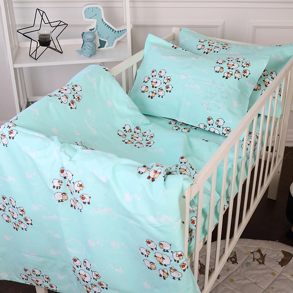 Фото - Комплект постільної білизни MirSon Бязь 20-0030 Lambs 175х210 (2200010267372)