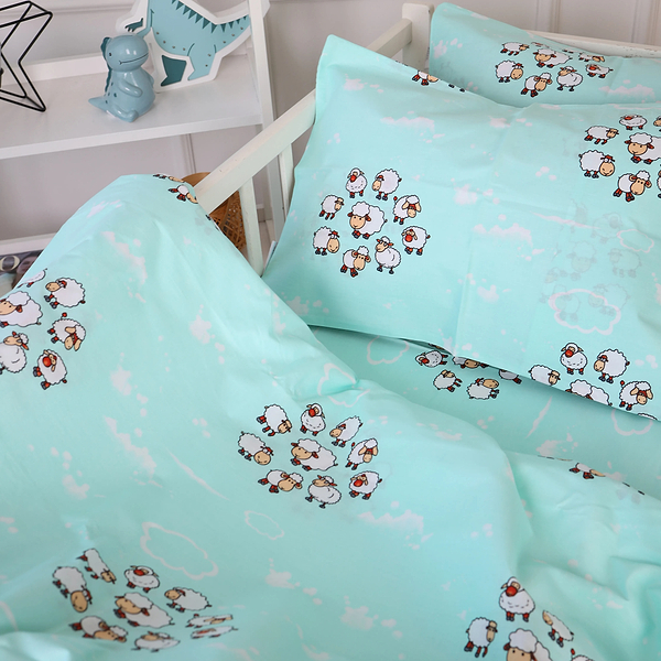 Фото - Комплект постільної білизни MirSon Бязь 20-0030 Lambs 175х210 (2200010267372)