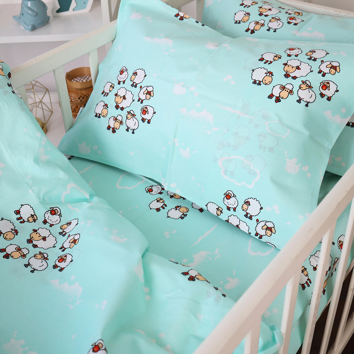 Комплект постельного белья MirSon Бязь 20-0030 Lambs 175х210 (2200010267372)