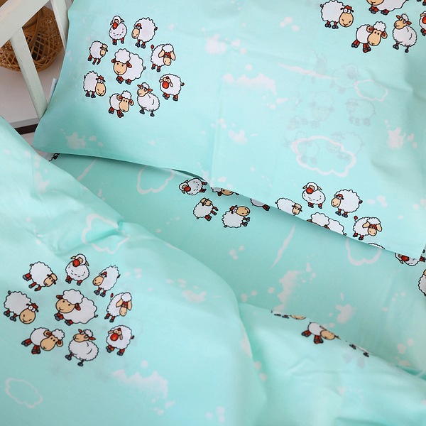 Фото - Комплект постільної білизни MirSon Бязь 20-0030 Lambs 175х210 (2200010267372)