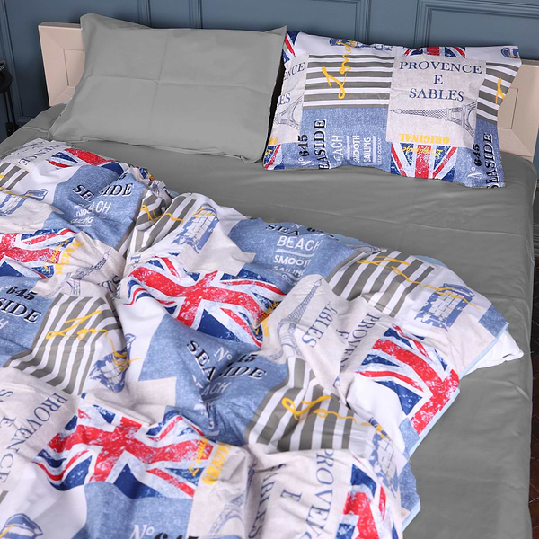 Фото - Комплект постільної білизни MirSon King Size 220х240 см 22-1382 English Style Сатин (2200010471847)