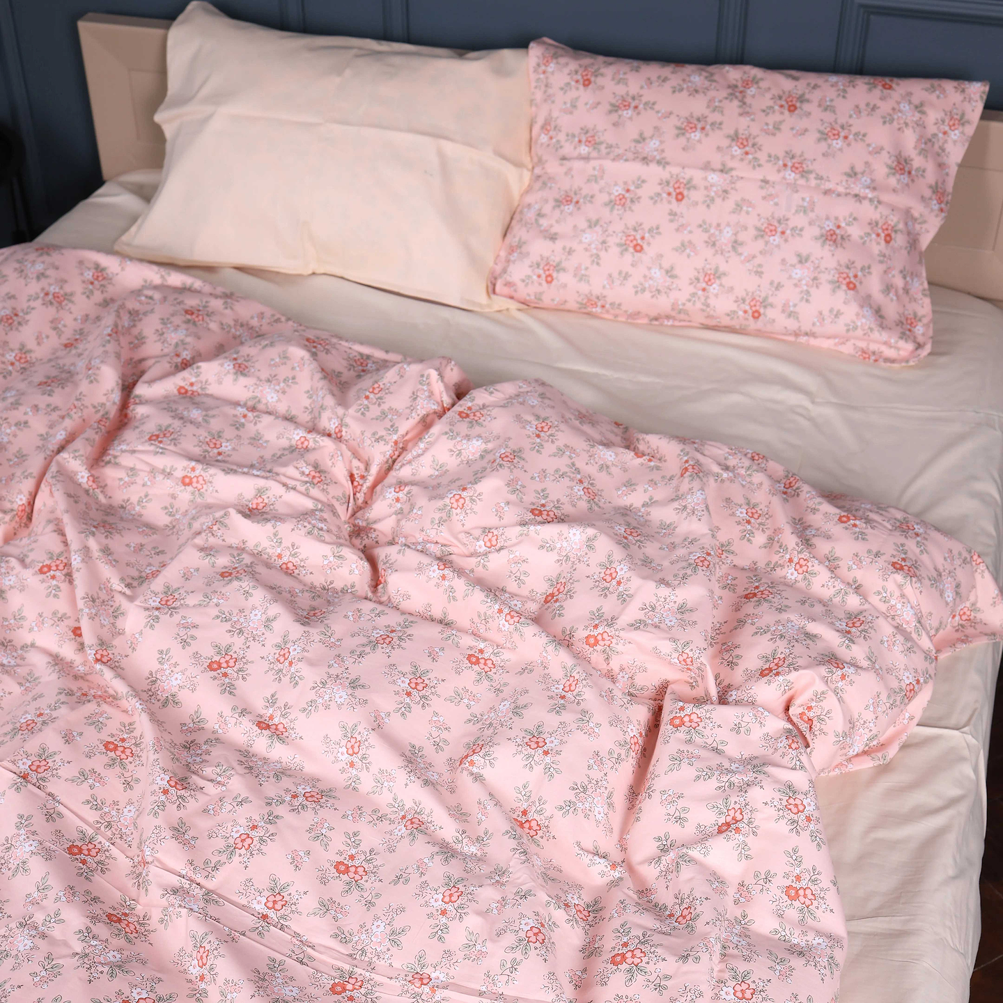 Комплект постельного белья MirSon King Size 220х240 см 22-1397 Floral Elegance Сатин (2200010565782)