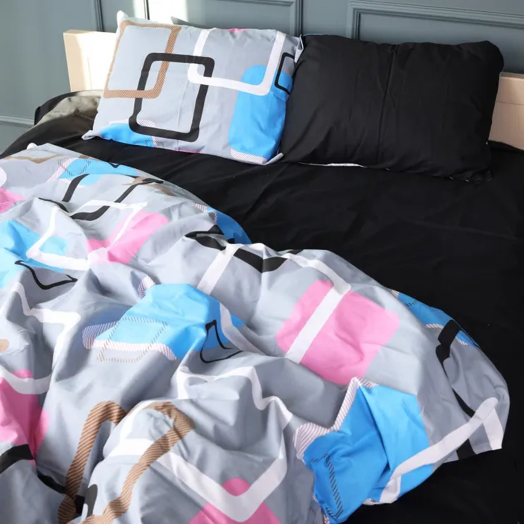 Комплект постільної білизни MirSon King Size 220х240 см 17-0752 Noir Dreams Бязь (2200010932195)