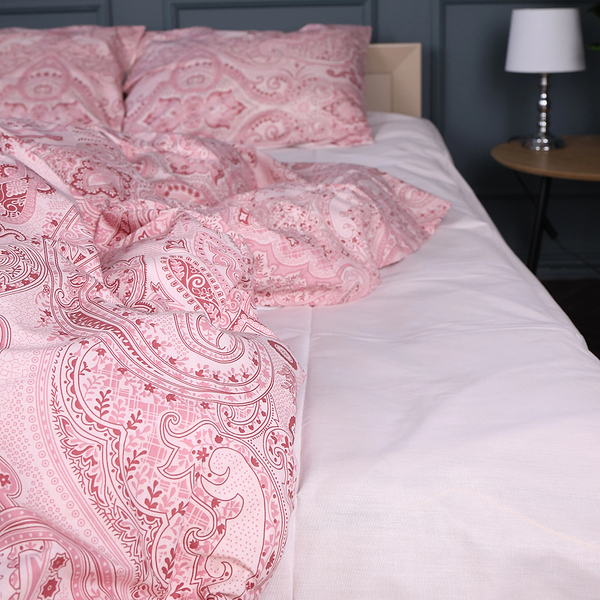 Фото - Комплект постельного белья MirSon 175х210 см 17-0770 Powder Paisley Бязь (2200011132037)