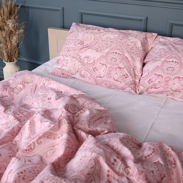 Фото - Комплект постельного белья MirSon 175х210 см 17-0770 Powder Paisley Бязь (2200011132037)