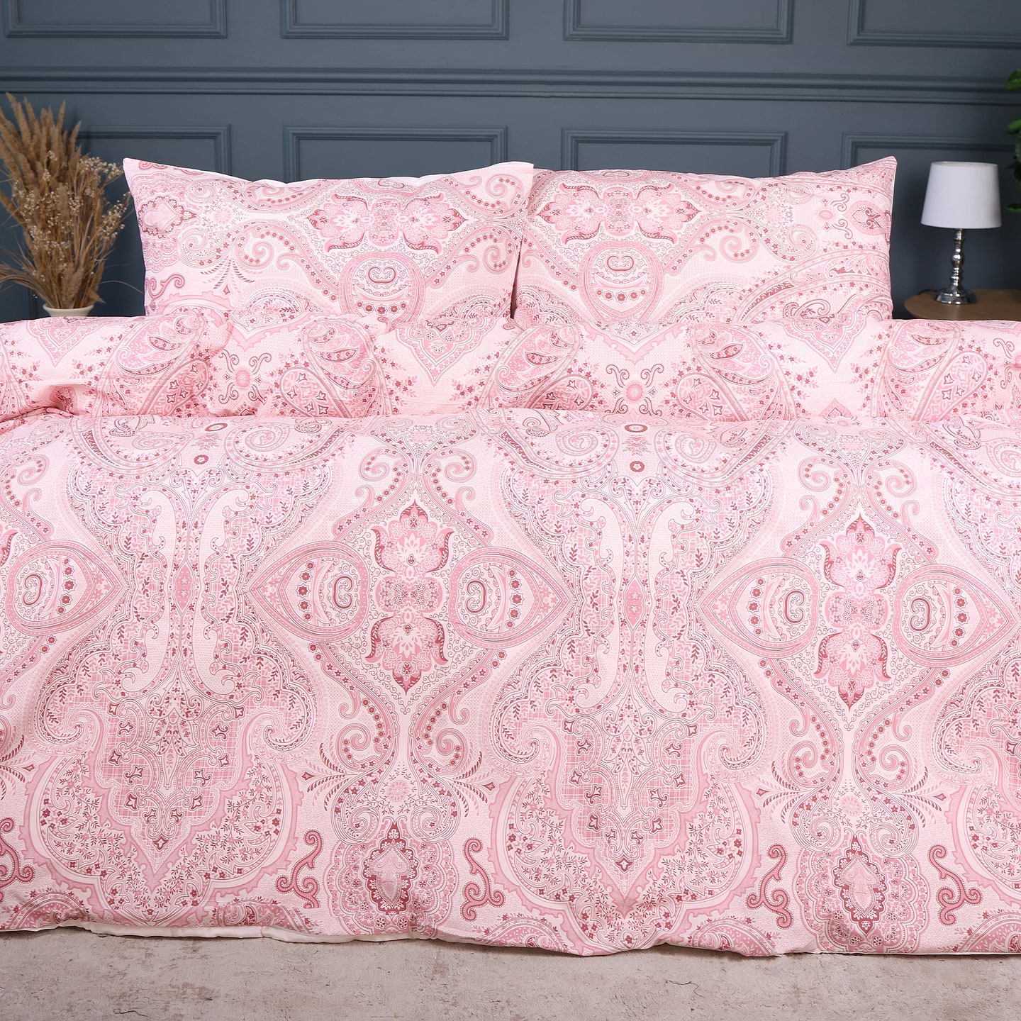 Комплект постельного белья MirSon 175х210 см 17-0770 Powder Paisley Ranforce Elite (2200011132303)