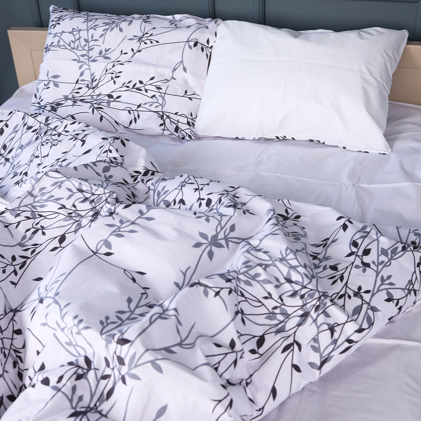 Комплект постельного белья MirSon 175х210 см 17-0771 Garden Tale Бязь (2200011147741)