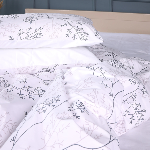 Фото - Комплект постільної білизни MirSon 175х210 см 17-0812 Twigs of Spring Бязь (2200011494951)