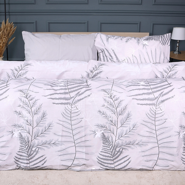 Фото - Комплект постельного белья MirSon King Size 220х240 см 17-0815 Silver Branches Ranforce Elite (2200011496771)