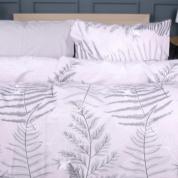 Фото - Комплект постельного белья MirSon King Size 220х240 см 17-0815 Silver Branches Ranforce Elite (2200011496771)