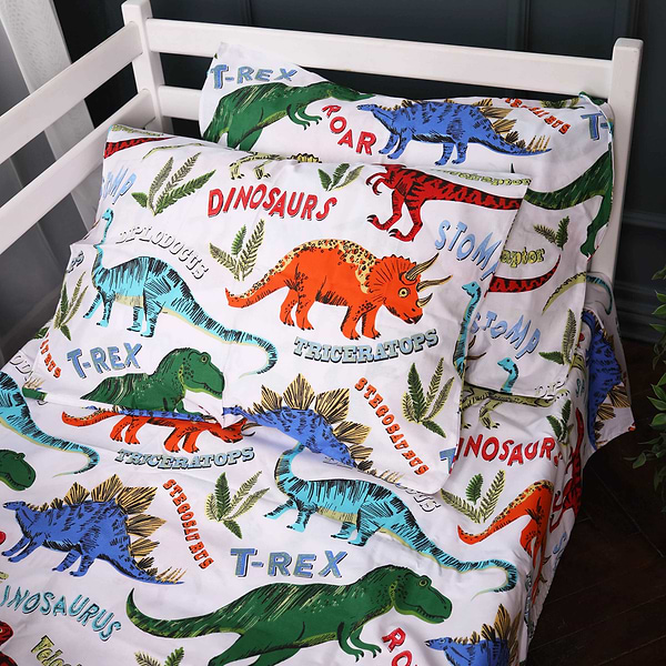 Фото - Комплект постільної білизни MirSon King Size 220х240 см 17-0868 Dino World Ranforce Elite (2200012067222)