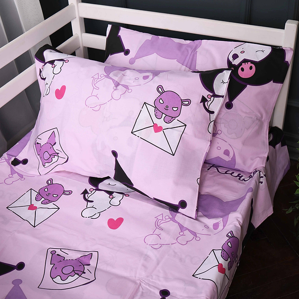 Фото - Комплект постельного белья MirSon King Size 220х240 см 17-0869 Lovely Kuromi Бязь (2200012067468)