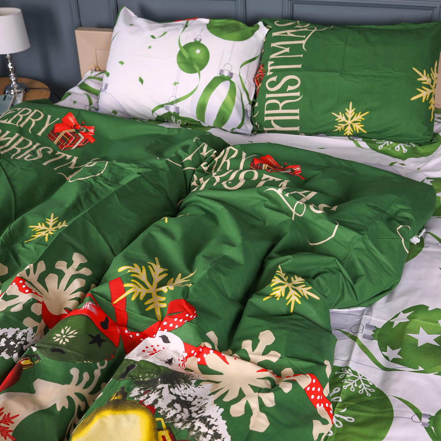 Комплект постільної білизни MirSon Бязь 17-0879 Green Miracle 175х210 см (2200012195499)