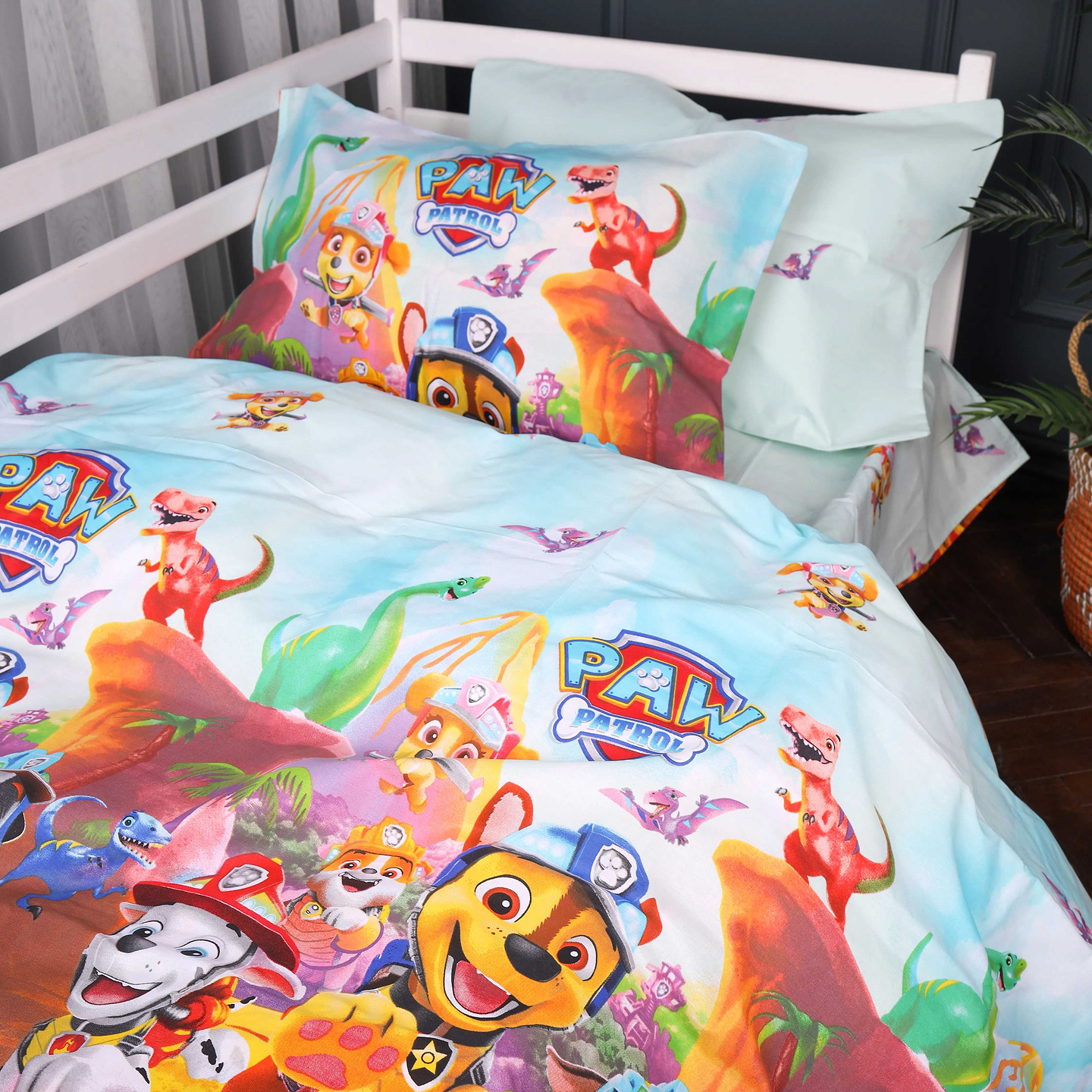 Комплект постельного белья MirSon 200х220 см 17-0886 Paw Patrol Wild Бязь (2200012386101)