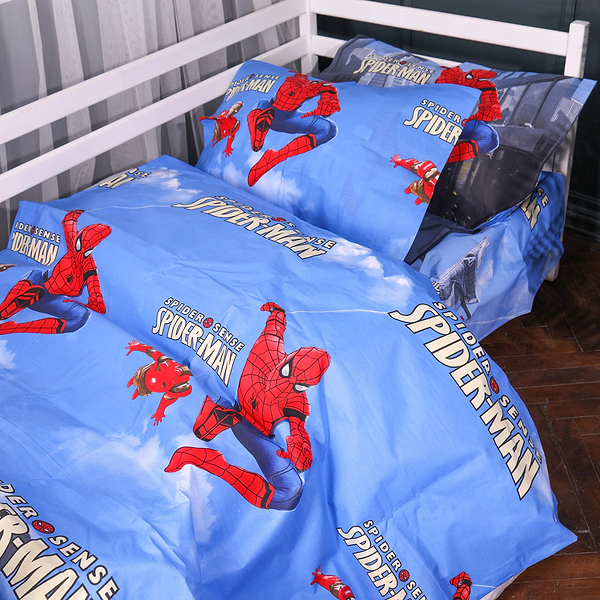 Фото - Комплект постельного белья MirSon 175х210 см 17-0891 Spider-Man City Wall Бязь (2200012389850)