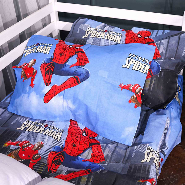 Фото - Комплект постільної білизни MirSon King Size 220х240 см 17-0891 Spider-Man City Wall Ranforce Elite (2200012390412)