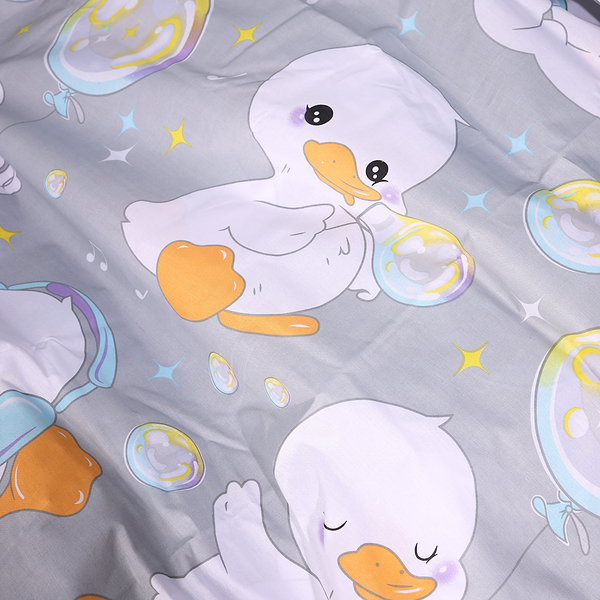 Фото - Комплект постільної білизни MirSon 175х210 см Kids Time 17-0896 Baby Ducks Gray Бязь (2200012393857)