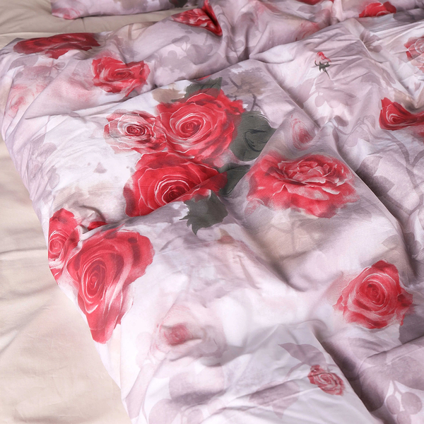 Фото - Комплект постельного белья MirSon 175х210 см 22-1438 Royal Red Roses (2200012405444)