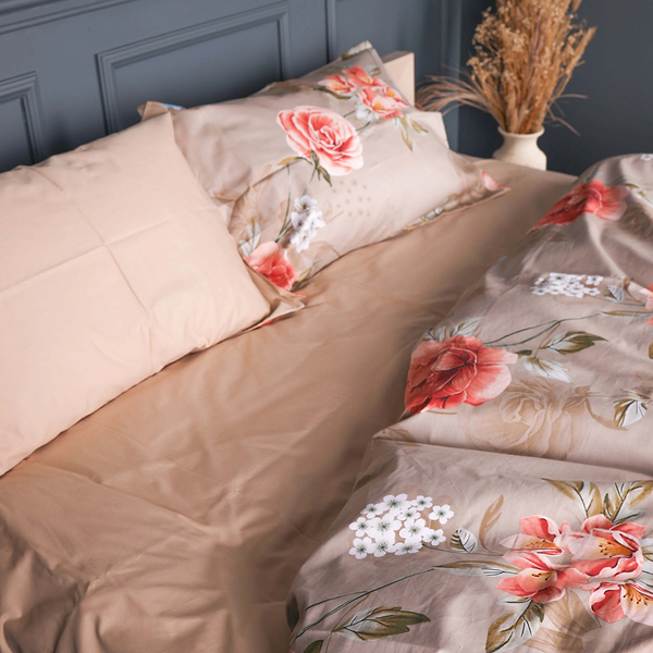 Фото - Комплект постельного белья MirSon 175х210 см 22-1443 Floral Olive Harmony (2200012406694)