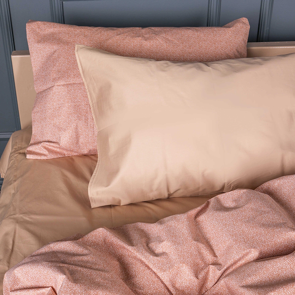 Фото - Комплект постельного белья MirSon 175х210 см 22-1444 Gentle Peach Glow (2200012406946)