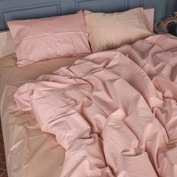 Фото - Комплект постельного белья MirSon 175х210 см 22-1444 Gentle Peach Glow (2200012406946)