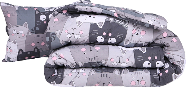 Фото - Ковдра зимова двоспальна євро MirSon №270 Сolor Fun Line 17-0543 Hendri Вовна 200х220 см +нав 2 шт. (2200010859058)