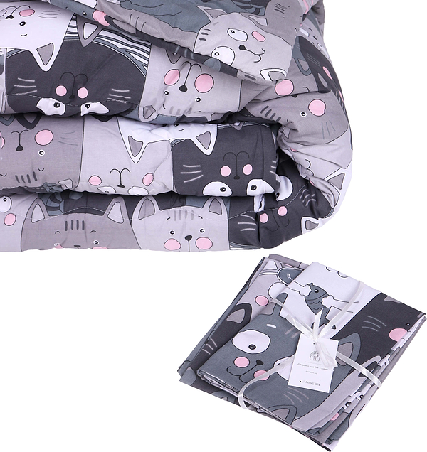 Фото - Ковдра демісезонна двоспальна MirSon антиалергенна №251 Сolor Fun Line 17-0543 Hendri EcoSilk 172х205 + нав. 2 шт. (2200010851878)