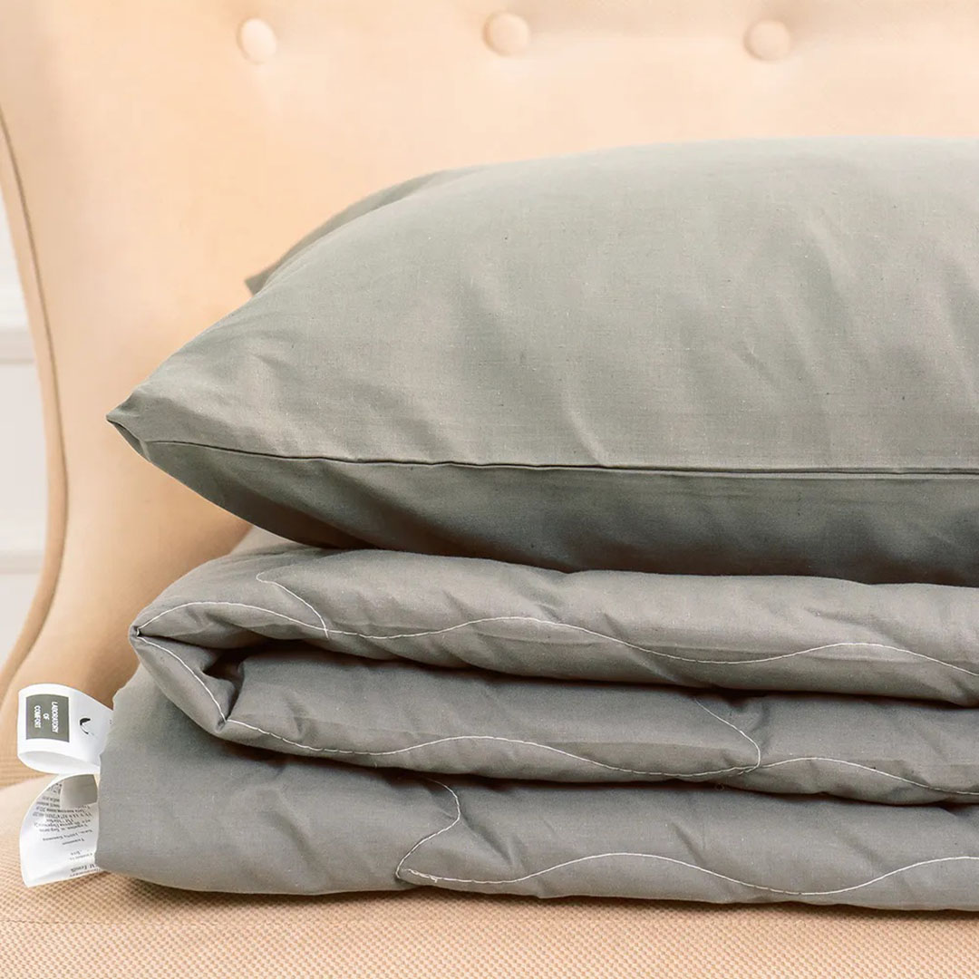 Ковдра літня двоспальна євро MirSon №2627 Eco-Soft 16-5803 Geronimo  220x240 см + наволочки 2 х 50х70 см (2200003110555)