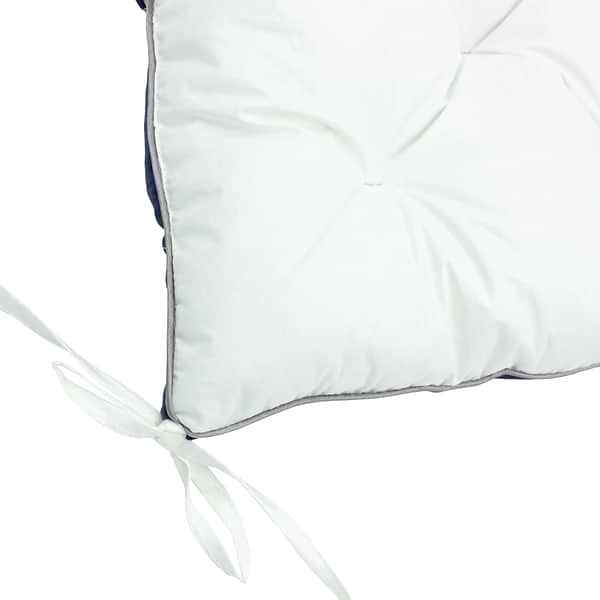 Фото - Подушка для стула MirSon 28-0006 Navy blue Velvet 50х50 см (2200006275794)