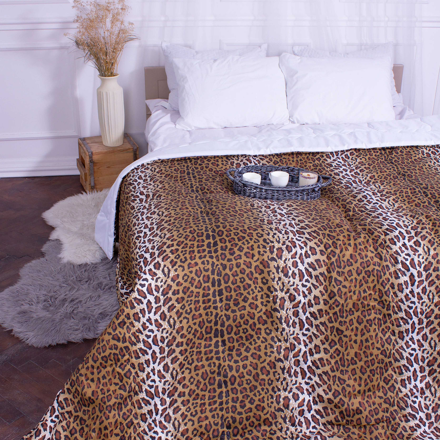 Ковдра літня двоспальна євро MirSon №2849 Print Line 15-0333 Gideon EcoSilk 220х240 см (2200006701941)