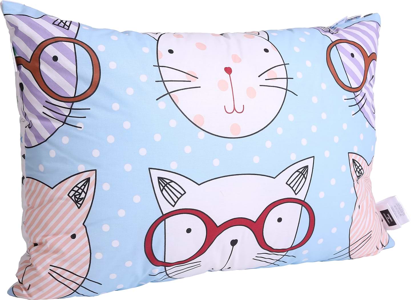 Подушка стандартная MirSon анталлергенная №4031 Сolor Fun Line Eco-Soft Whales (2200004871646)