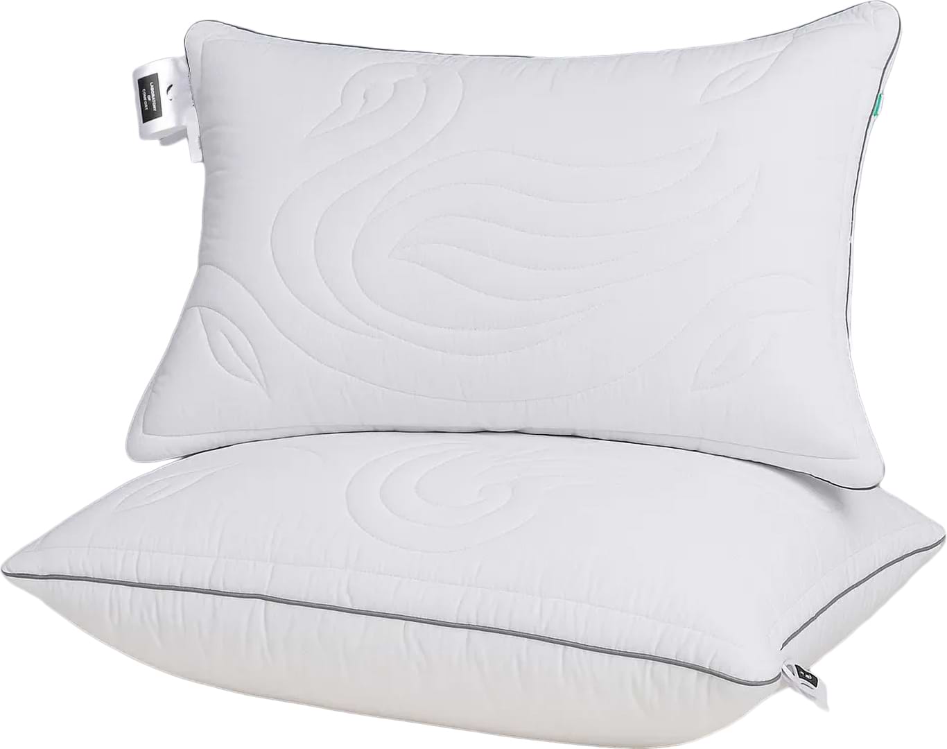 Подушка стандартна MirSon №509 Marzello Collection EcoSoft висока 60x60 см (2200012228760)