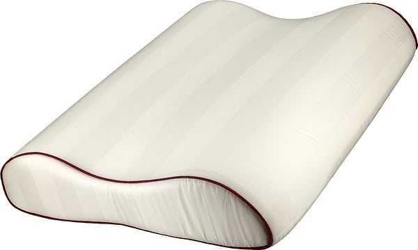 Фото - Подушка ортопедична MirSon №6003 Noble stripe Royal Pearl 58х40х10.5 (2200003260724)