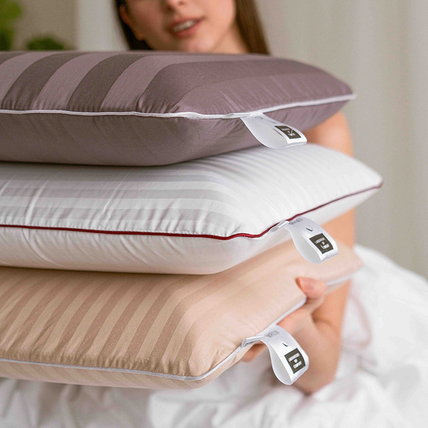 Фото - Подушка ортопедическая MirSon №6069 Noble stripe Blue sea WoMen 59х43х10 (2200003262230)