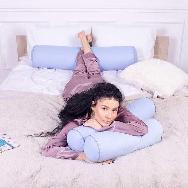 Фото - Подушка валик MirSon №8363 Naturale Line 12-4608 Lucretia BamBoo 15x50 см (2200006249580)