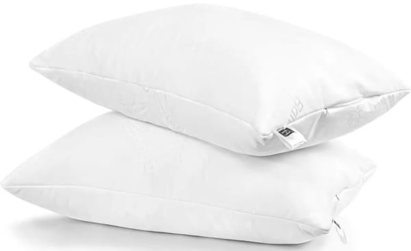 Фото - Подушка стандартна MirSon шовкова MirSon №850 Julia Silk Kapok Hand made Пружна 70х70 см (2200003203493)