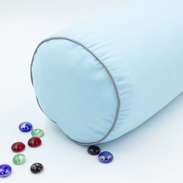 Фото - Подушка валик MirSon №8340 Eco Line Blue Tencel 100х20 см (2200006250302)