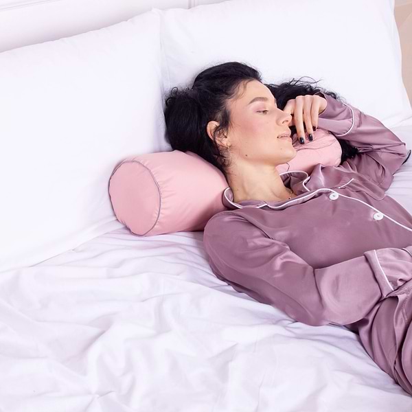 Фото - Подушка валик MirSon №8531 Eco Line Coral 100% Memory 60х20 см (2200006343172)