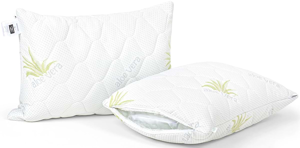 Фото - Подушка стандартная MirSon №807 Alberto EcoSilk Hand made 50х70 см (2200003037241)