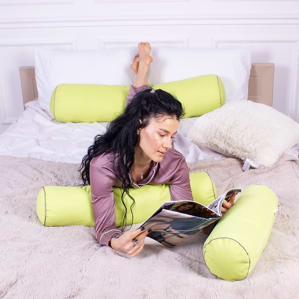 Фото - Подушка валик MirSon №8370 Naturale Line 12-0714 Daniela Tencel 70х20 см (2200006252085)