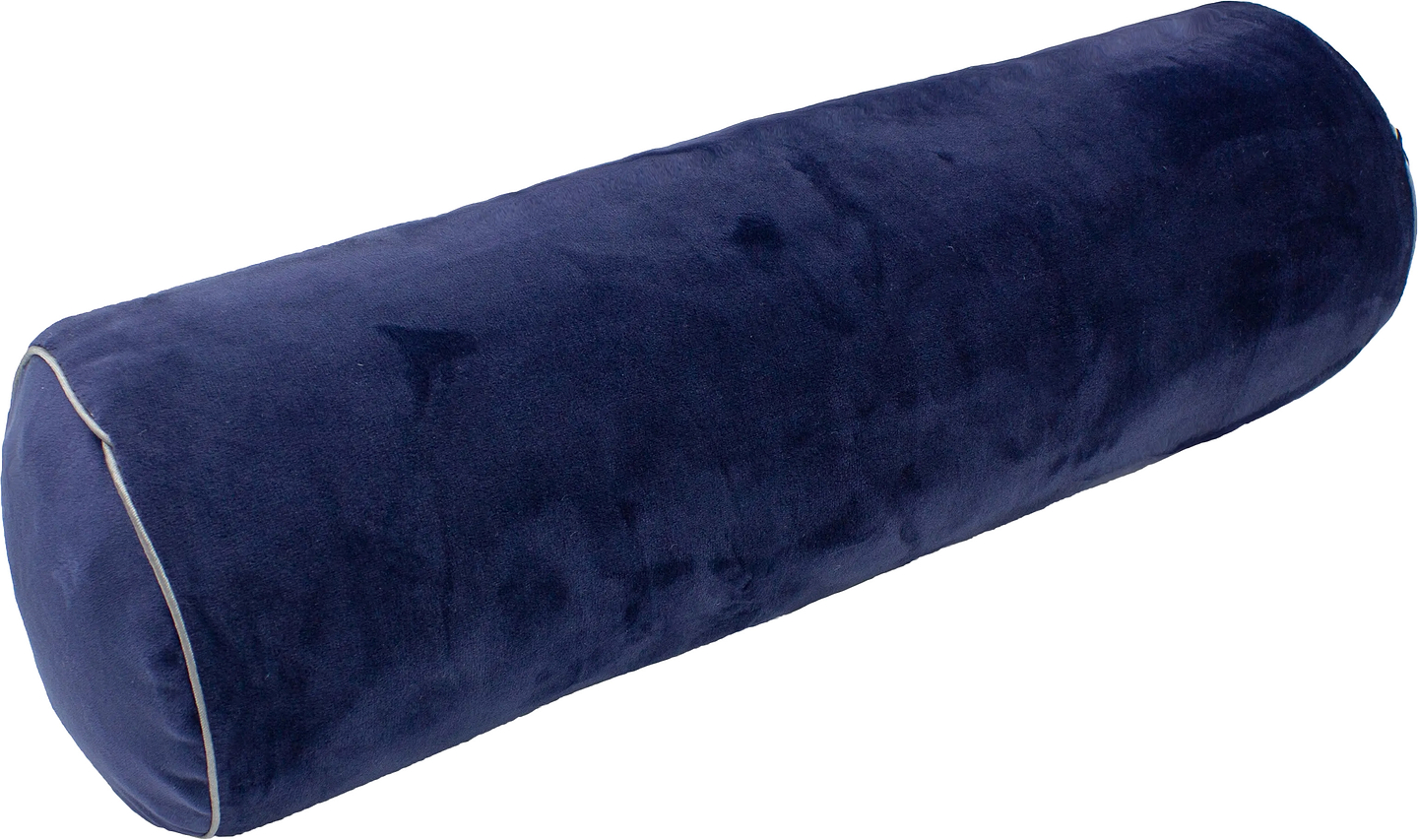 Подушка валик MirSon №8589 Velvet Line 28-0006 Navy blue Полістирол 100х16 см (2200006346685)