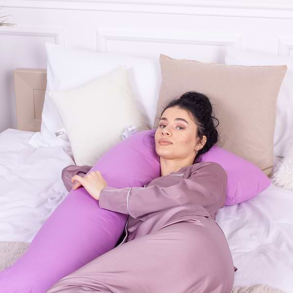 Фото - Подушка для майбутніх мам MirSon №8422 Ranforce Elite 16-3310 Bernarda Г-подібна (2200006274407)