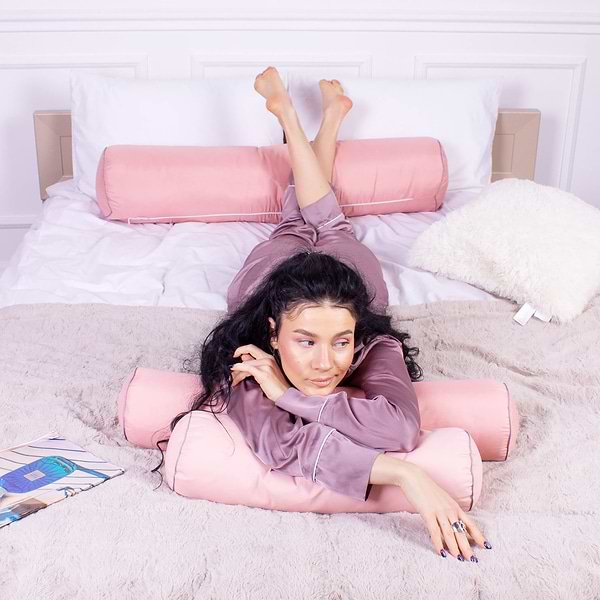 Фото - Подушка валик MirSon №8506 Naturale Line 14-1312 Domiano 50% Memory 15x50 см (2200006340157)