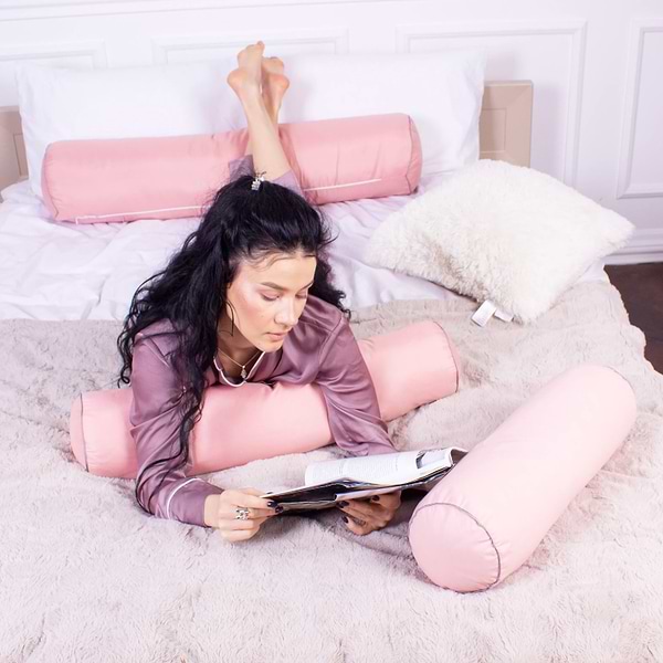 Фото - Подушка валик MirSon №8506 Naturale Line 14-1312 Domiano 50% Memory 15x50 см (2200006340157)