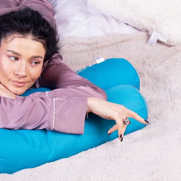 Фото - Подушка валик MirSon №8374 Naturale Line 17-4735 Caterina Tencel 15x50 см (2200006249696)