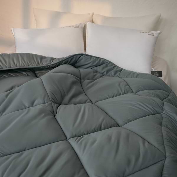 Фото - Ковдра всесезонна двоспальна MirSon №9001 Eco Light Gray 172x205 см (2200005994153)